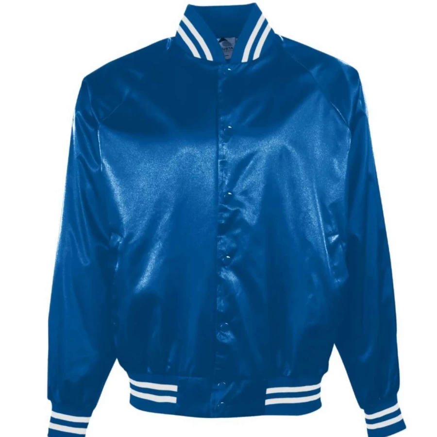 Augusta Satin Baseball Jacket - Stylish & Comfortable Sports Outerwear for Men & Women