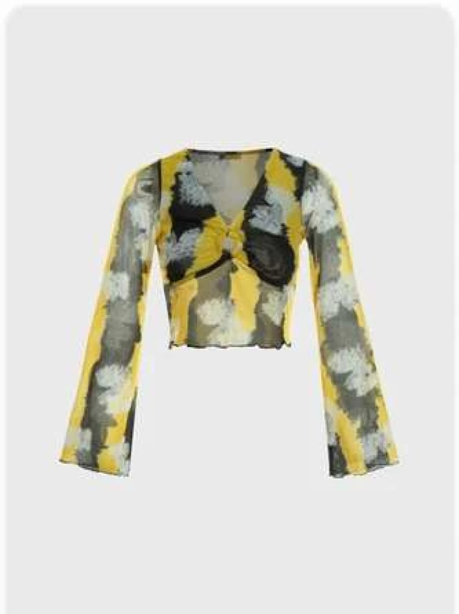 "Kollyy Yellow Casual T-Shirt for Women - Soft Comfortable Top"