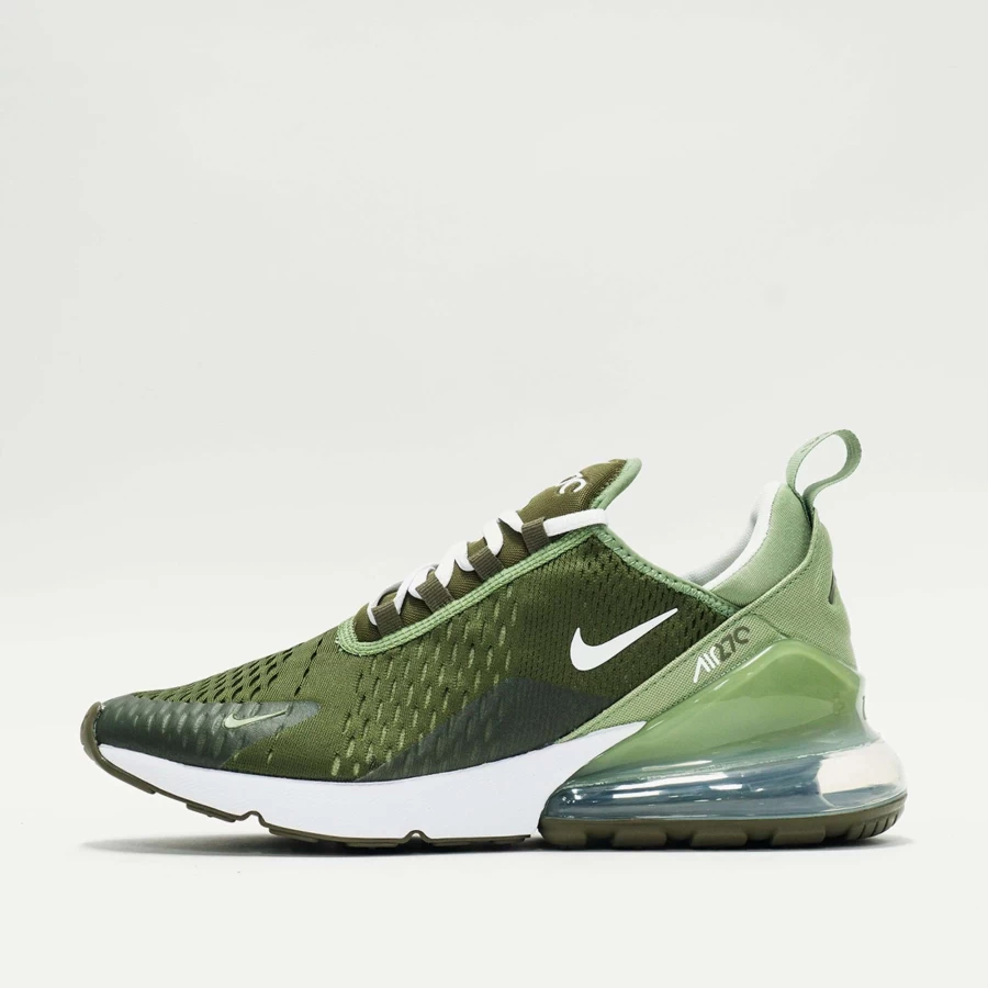 Nike Air Max 270 Medium Olive/White-Oil Green Running Shoes