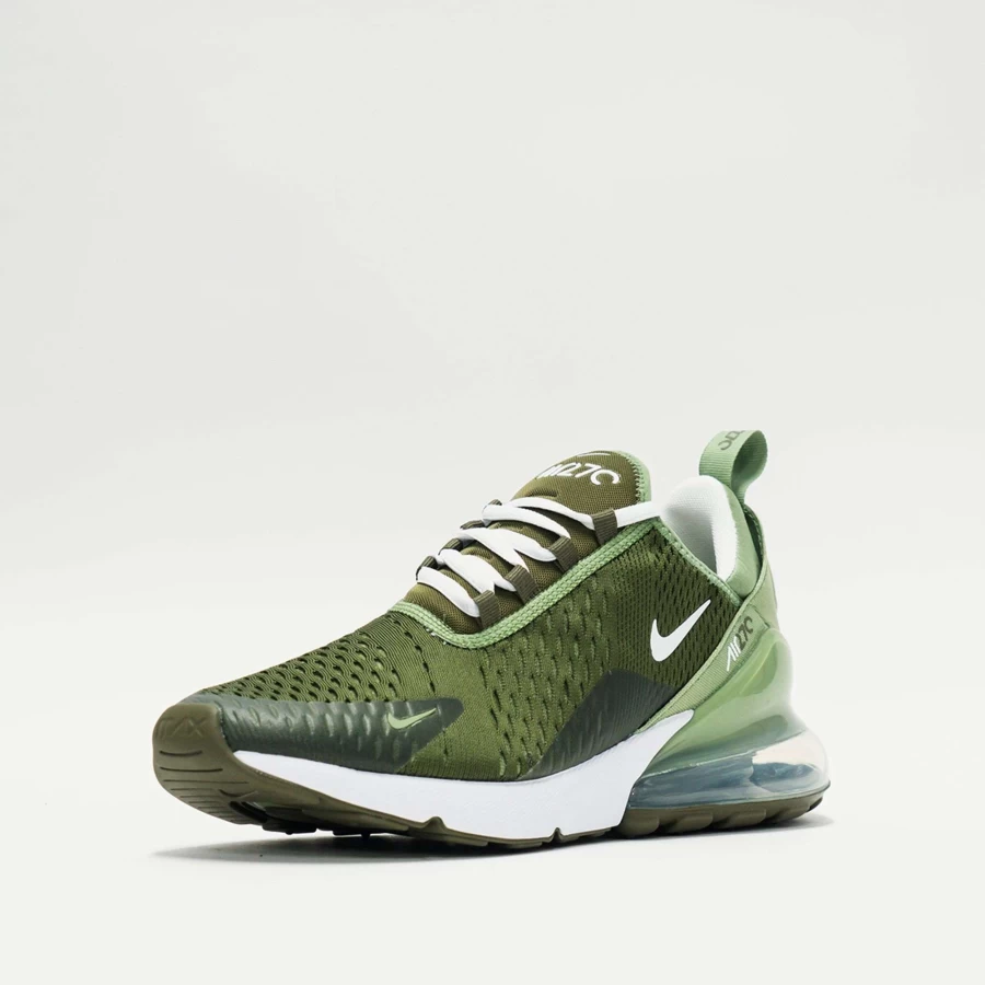 Nike Air Max 270 Medium Olive/White-Oil Green Running Shoes