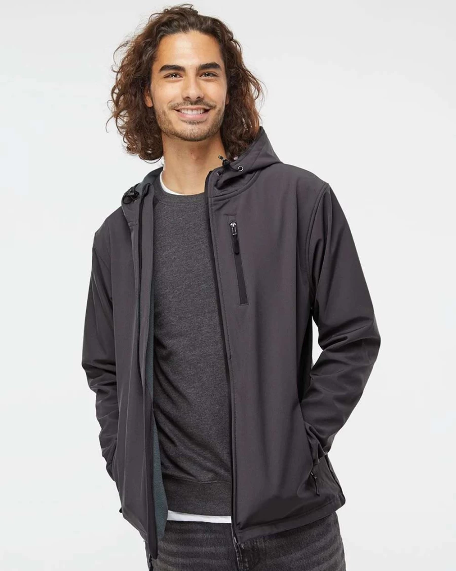 Men's Soft Shell Jacket - Lightweight Water-Resistant Outdoor Windbreaker for Hiking & Running