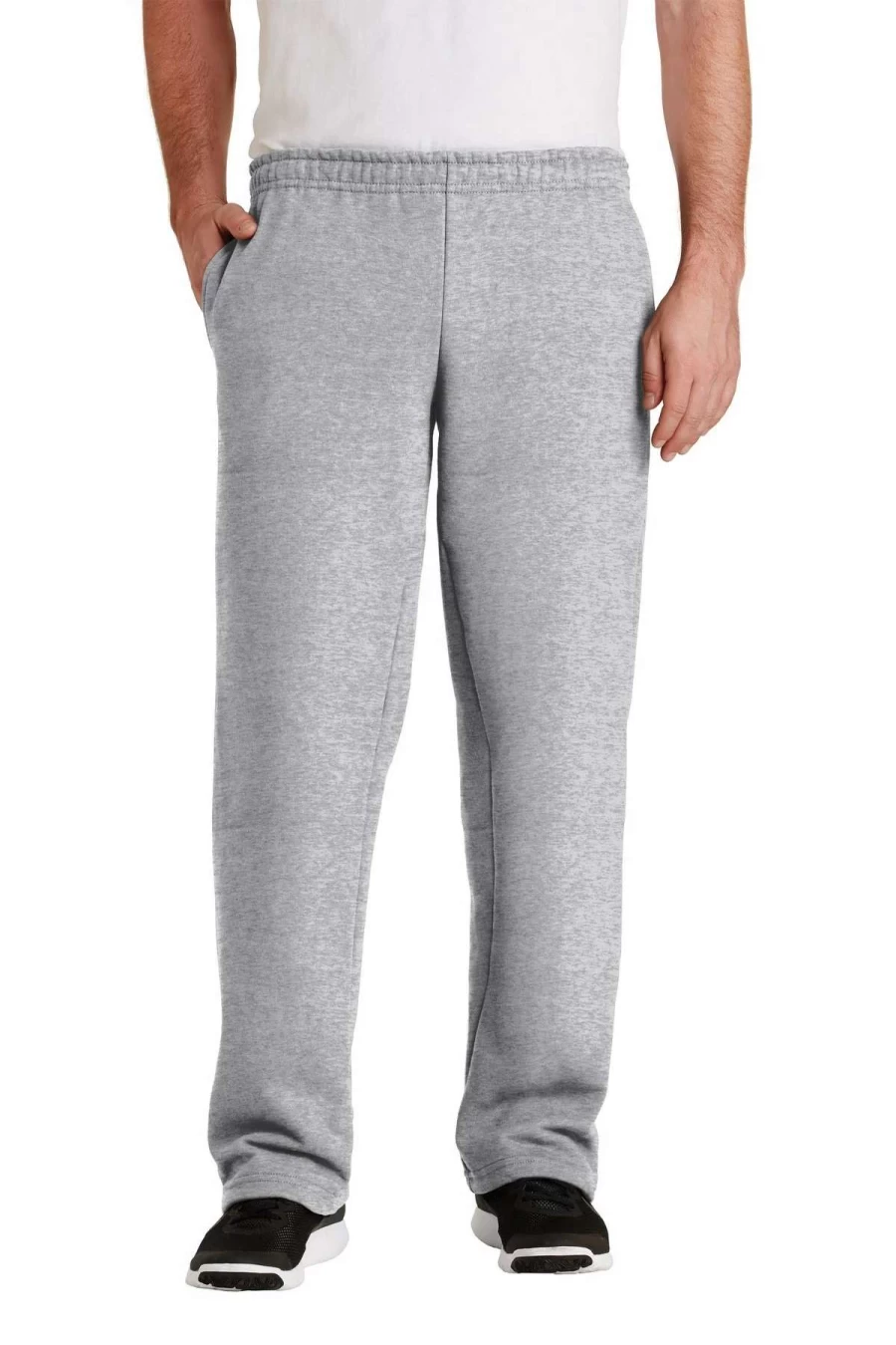 Gildan Men's Comfort Fit DryBlend Open Bottom Sweatpants - Soft Fleece Lounge Pants for Casual Wear