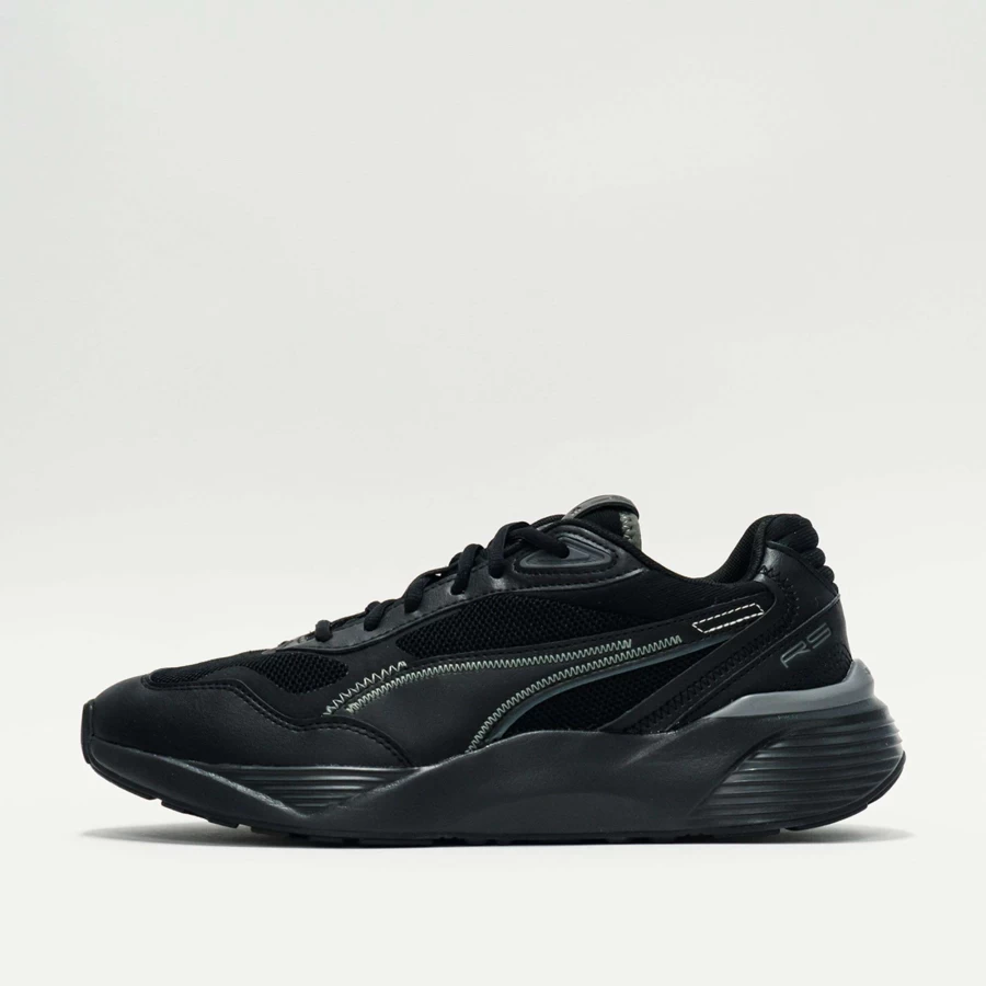 Puma RS-Metric Core Sneakers in Black/Dark Shadows - Men's Running Shoes