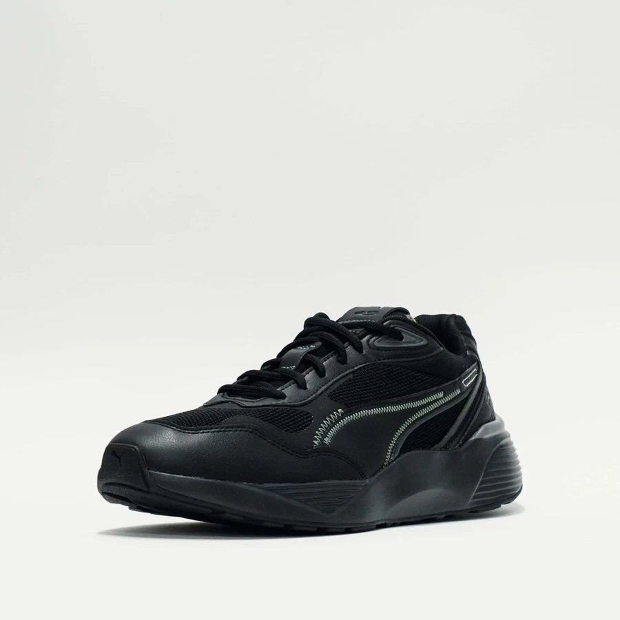 Puma RS-Metric Core Sneakers in Black/Dark Shadows - Men's Running Shoes