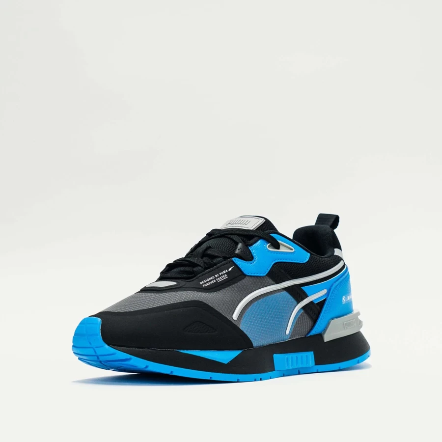 Puma BMW MMS Mirage Tech Sneakers in Black/Ocean Dive Colorway