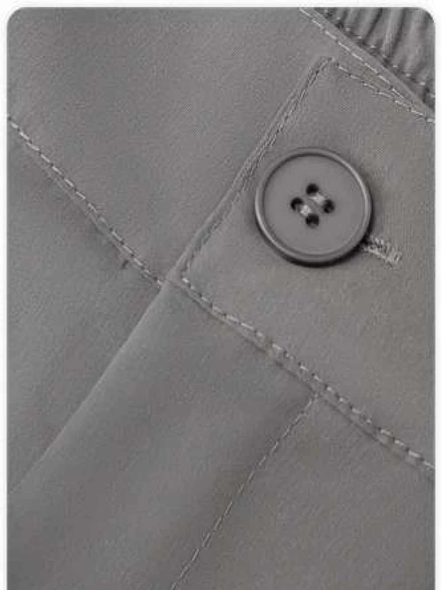 Kollyy Street Gray Lace-Up Pants with Pockets