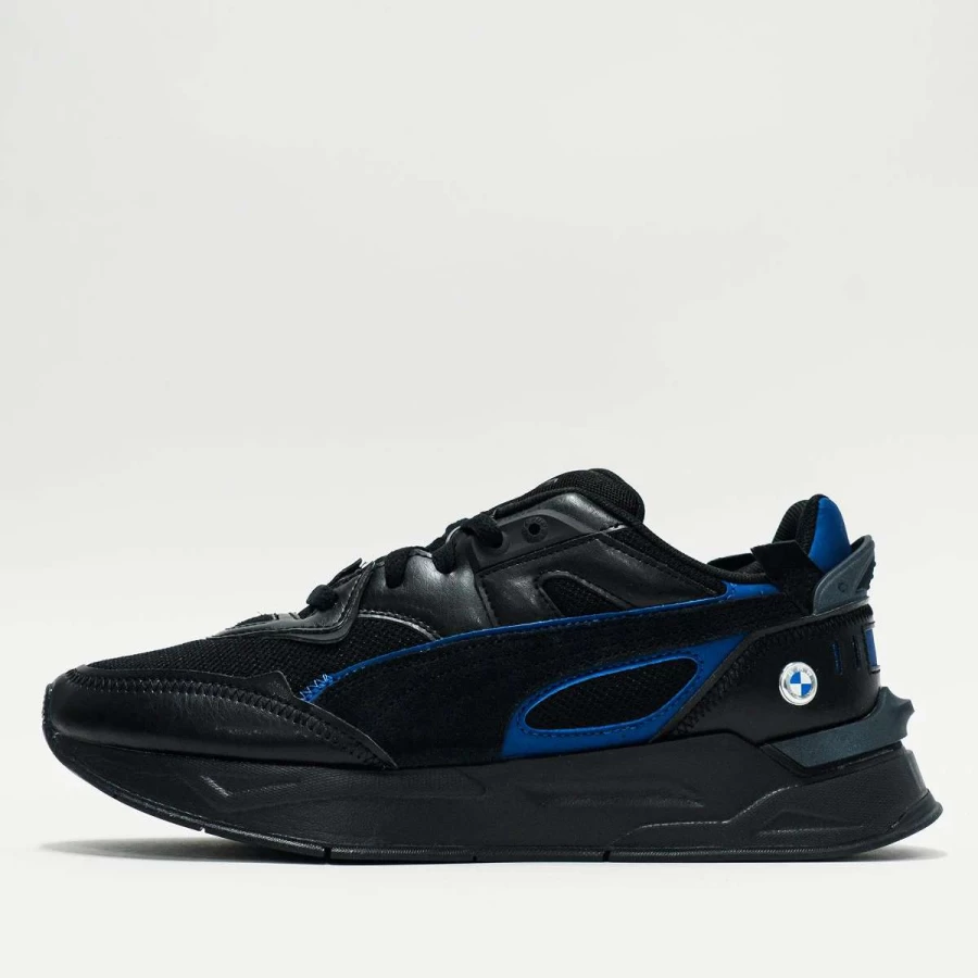 Puma BMW MMS Mirage Sport Sneakers in Black/Estate Blue - Men's Running Shoes