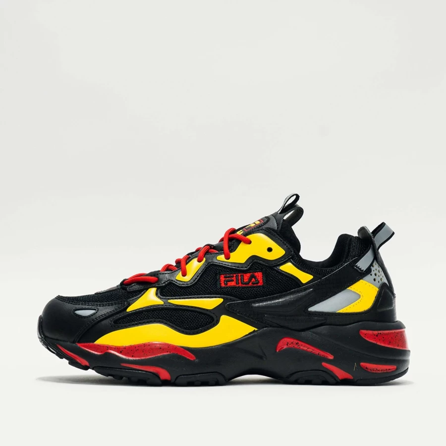 Fila Ray Tracer Apex Black Running Shoes for Men - Lightweight Comfort & Style