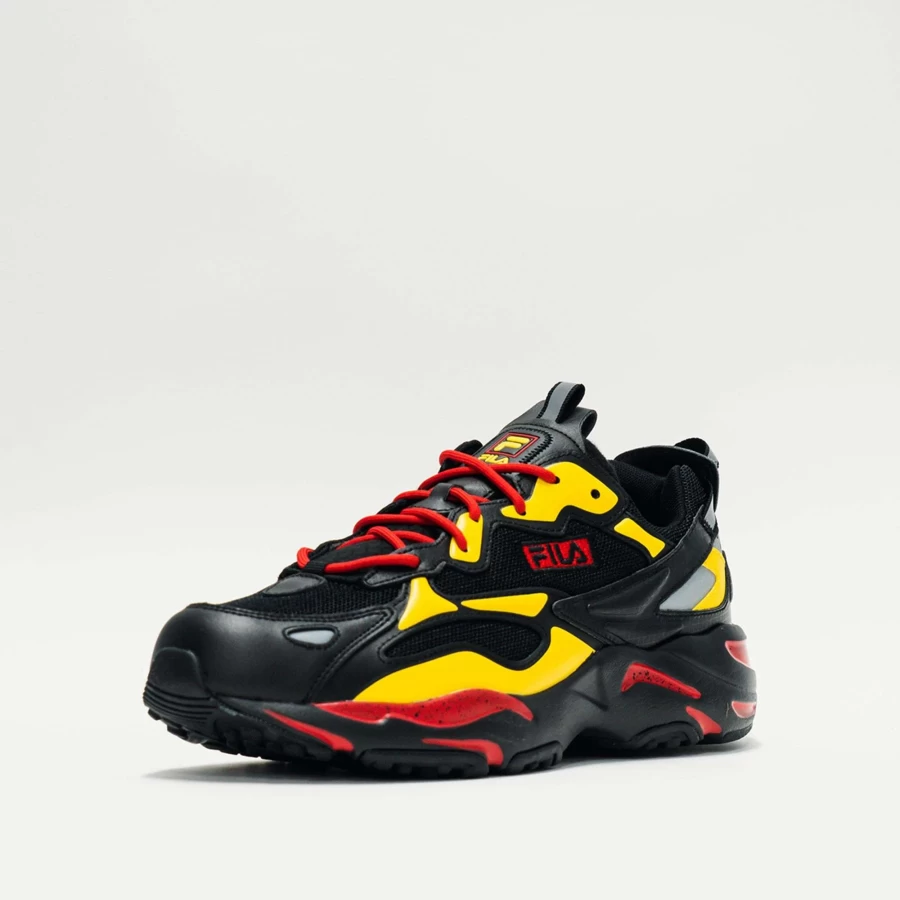Fila Ray Tracer Apex Black Running Shoes for Men - Lightweight Comfort & Style