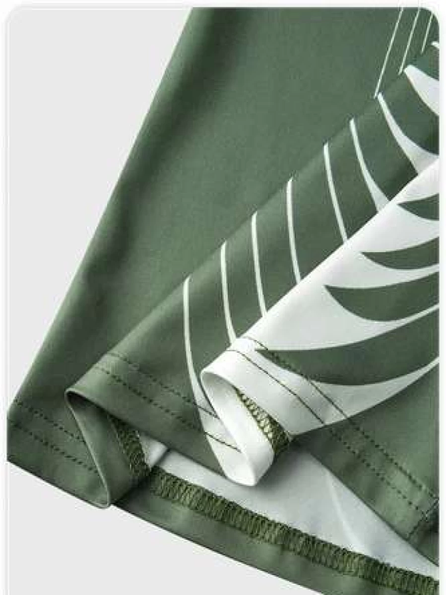 Green Ombre Flare Bottom Pants - Stylish High Waisted Wide Leg Trousers for Women