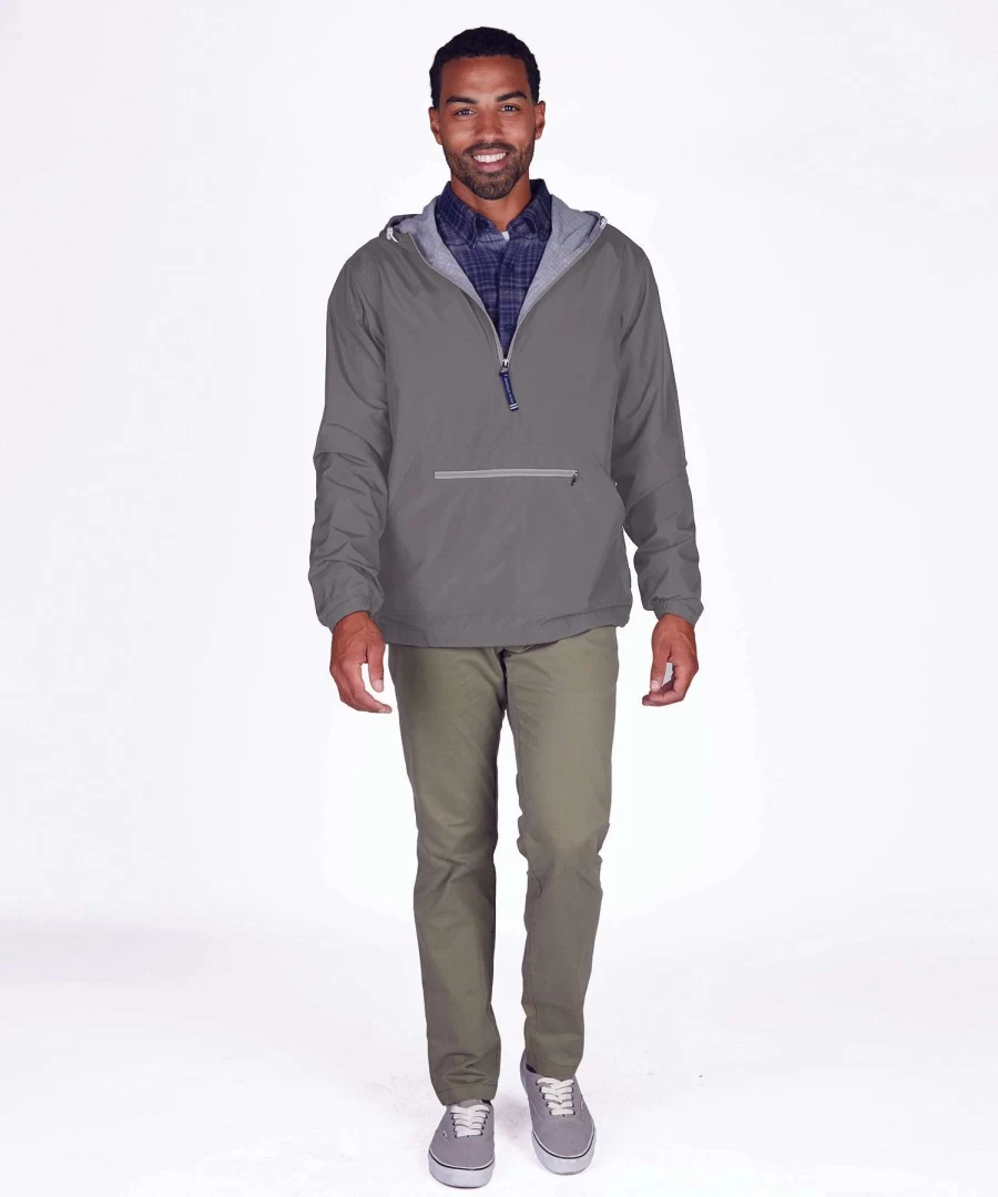 Men's Chatham Anorak Jacket by Charles River – Lightweight Water-Resistant Outdoor Pullover
