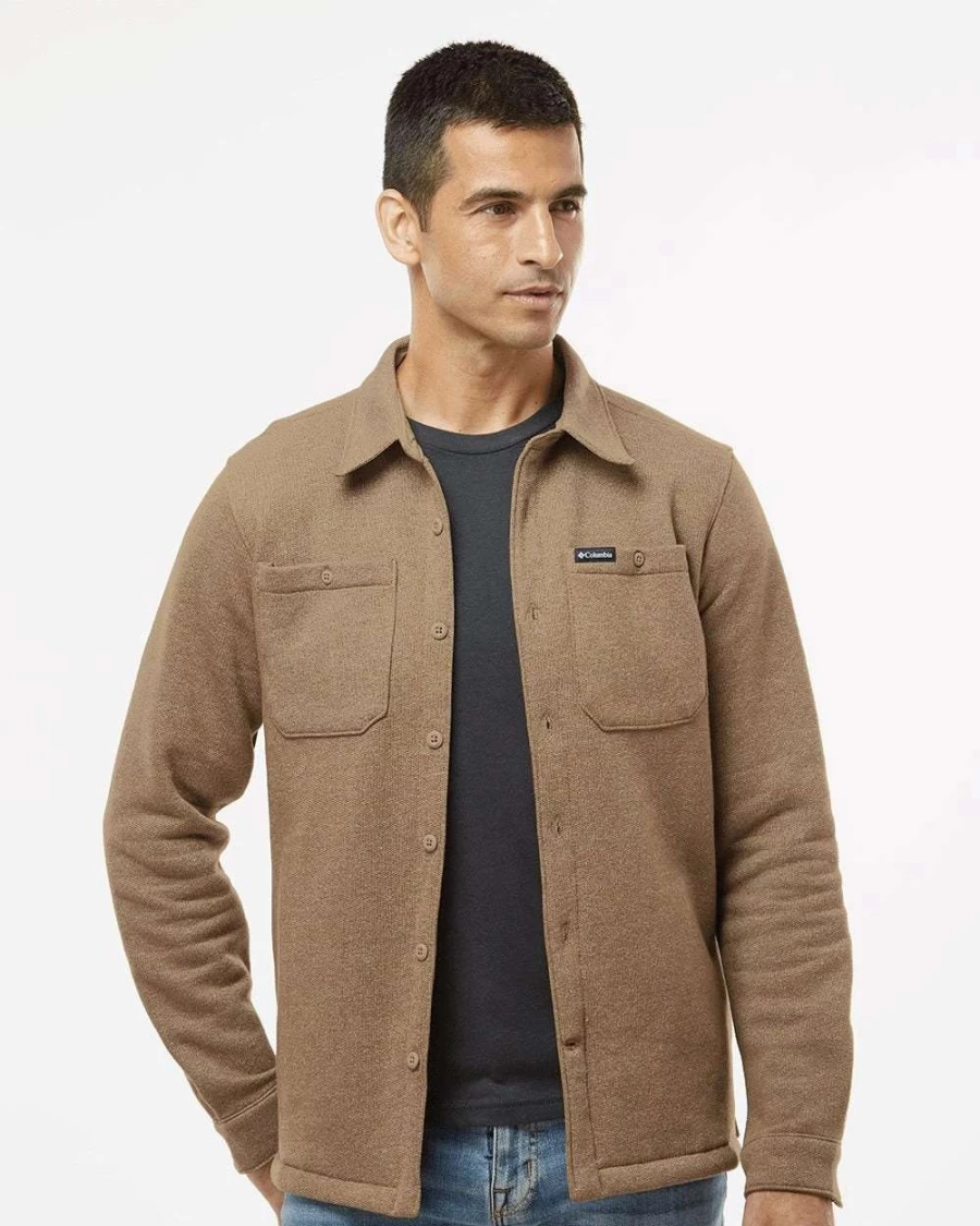 Columbia Men's Great Hart Mountain Flannel Shirt Jacket - Outdoor Casual Wear