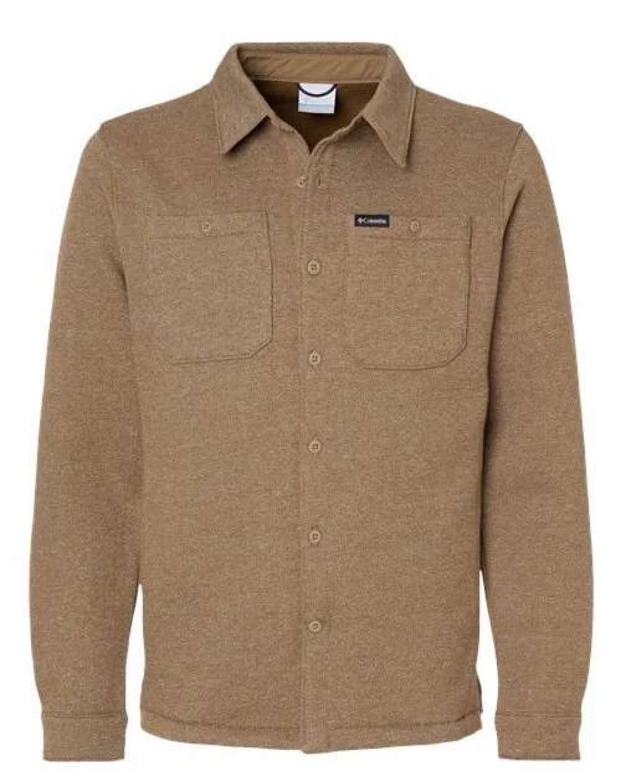 Columbia Men's Great Hart Mountain Flannel Shirt Jacket - Outdoor Casual Wear
