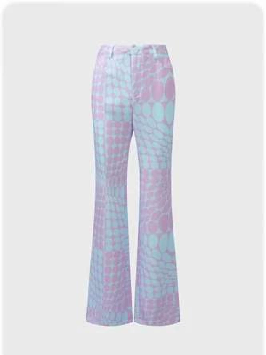 "Kollyy Light Purple Casual Women's Bottom Pants - Comfortable Everyday Wear"