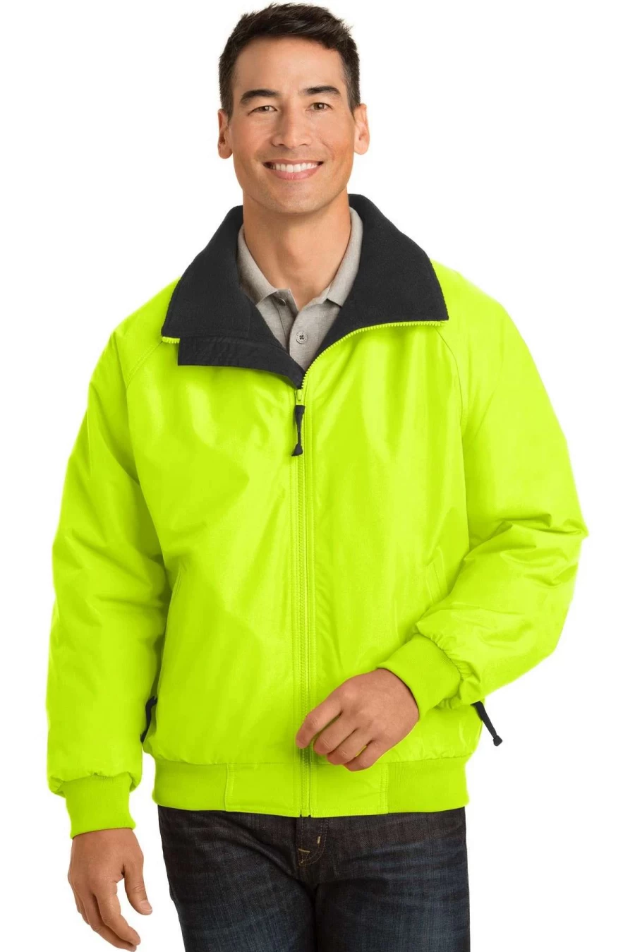 Men's High-Visibility Challenger Jacket – Port Authority J754S, Reflective Safety Workwear