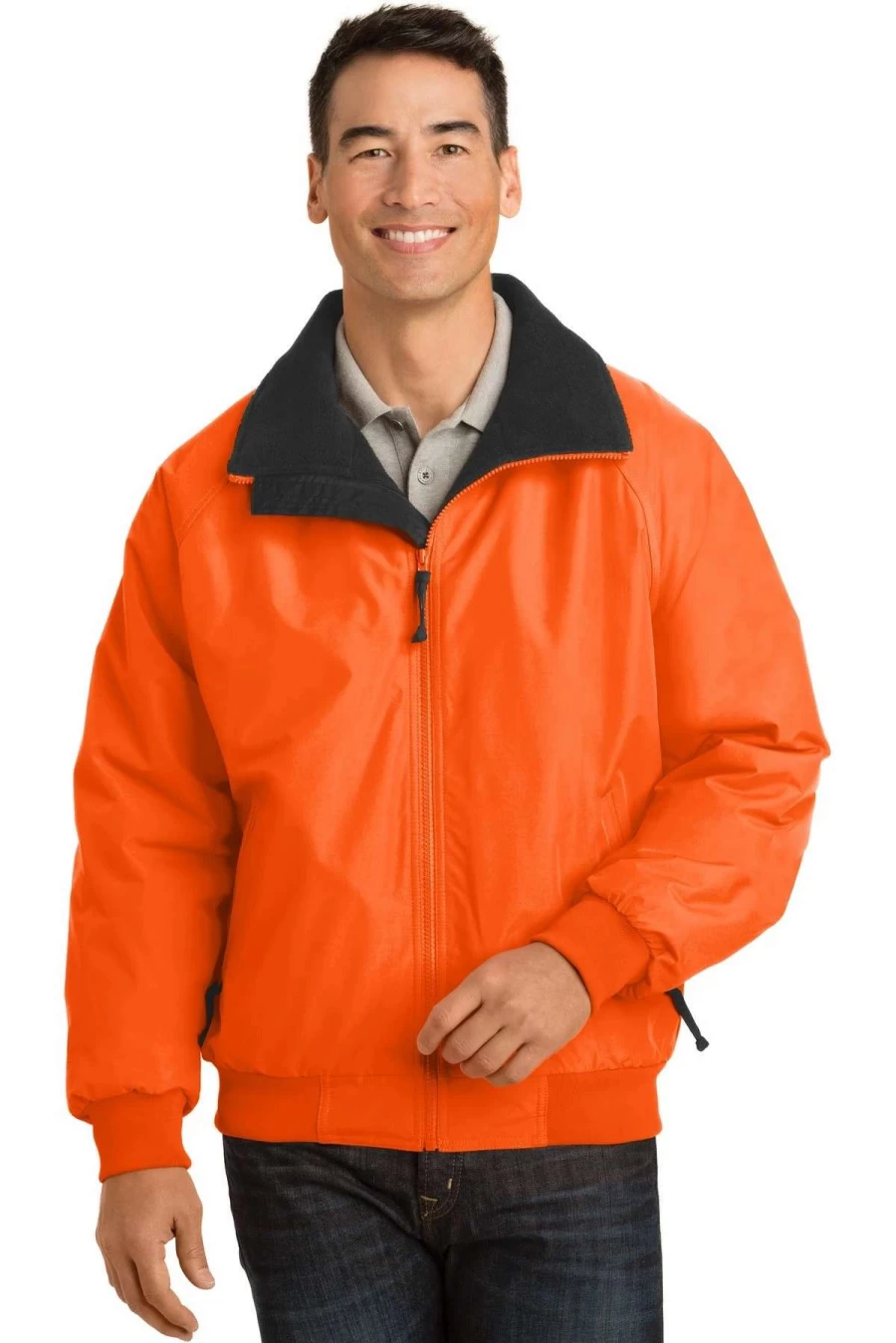 Men's High-Visibility Challenger Jacket – Port Authority J754S, Reflective Safety Workwear