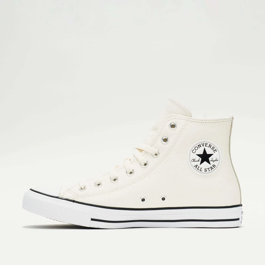 Converse Chuck Taylor All Star High Top Sneakers in Egret, White & Black | Classic Canvas Shoes