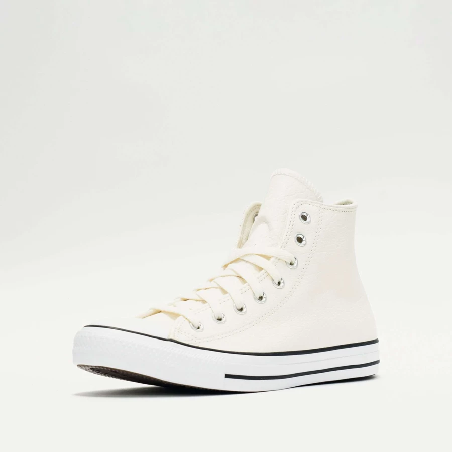 Converse Chuck Taylor All Star High Top Sneakers in Egret, White & Black | Classic Canvas Shoes