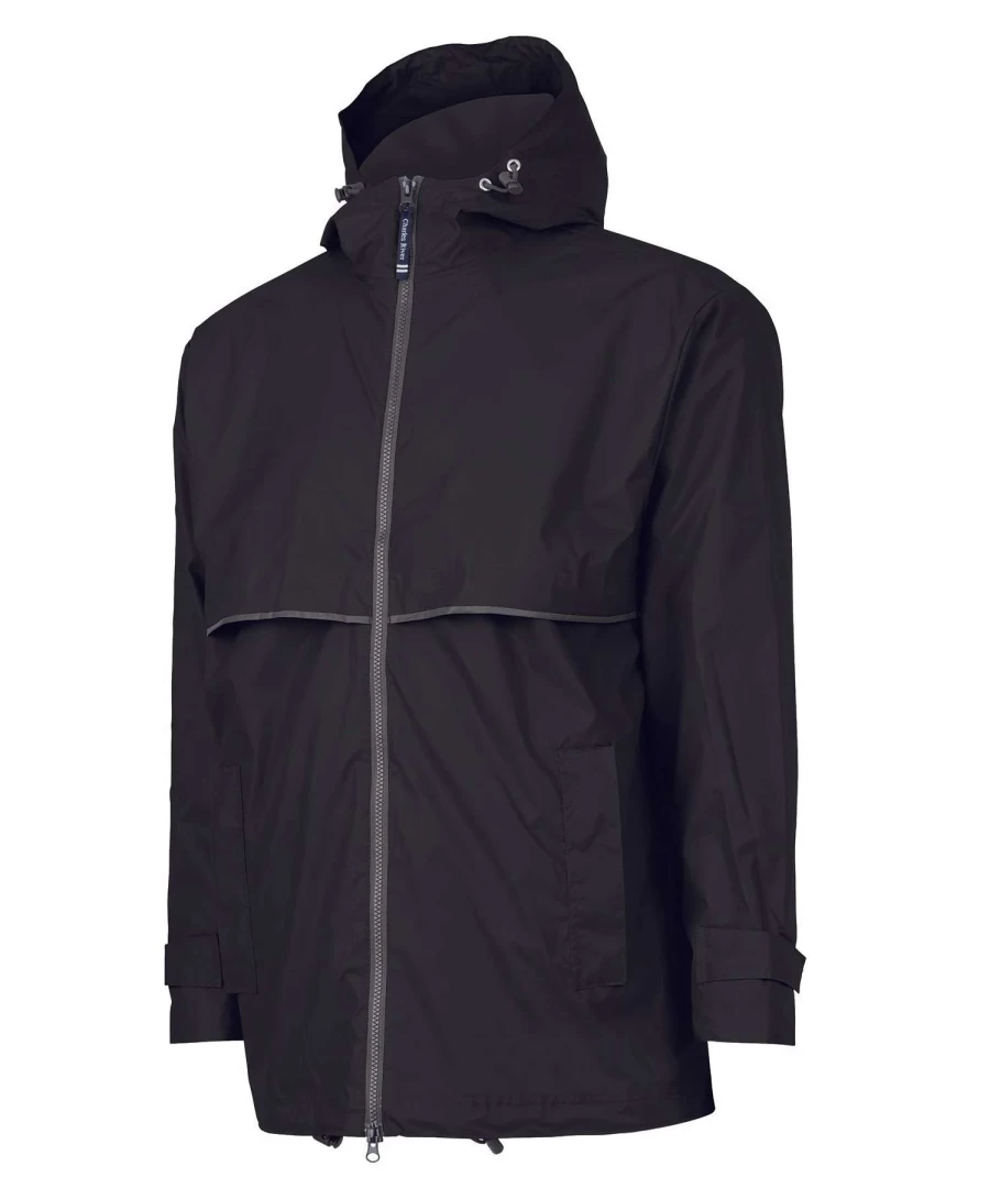 "Charles River Men's New Englander Waterproof Rain Jacket for Outdoor Protection"