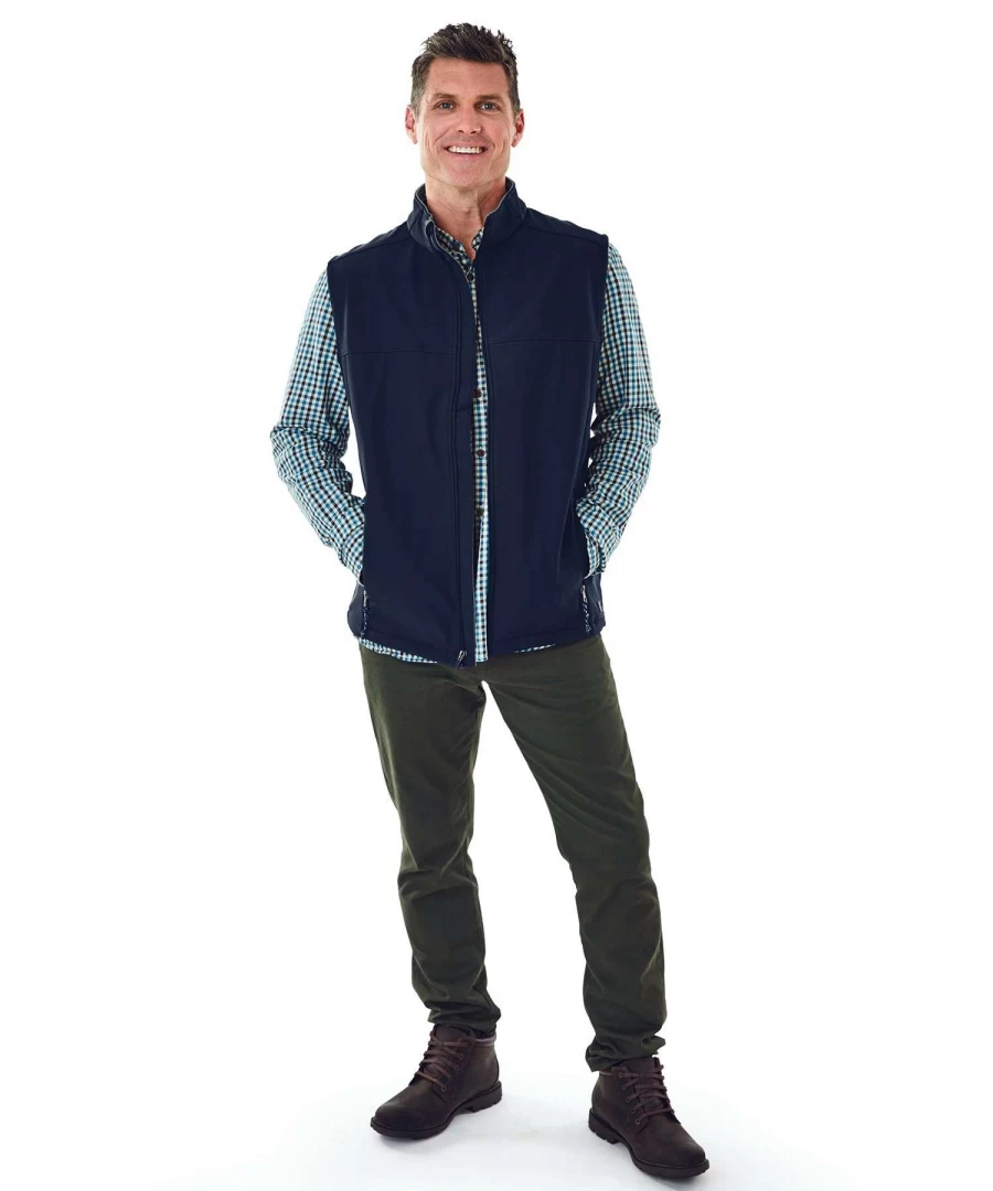 Men's Classic Soft Shell Vest by Charles River – Lightweight, Water-Resistant Outdoor Jacket