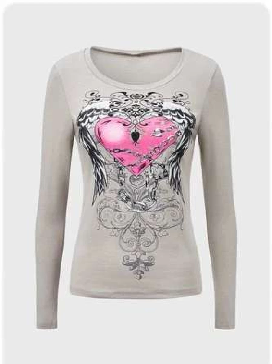 Vintage Gray Top T-Shirt - Classic Retro Style Comfort Fit Tee