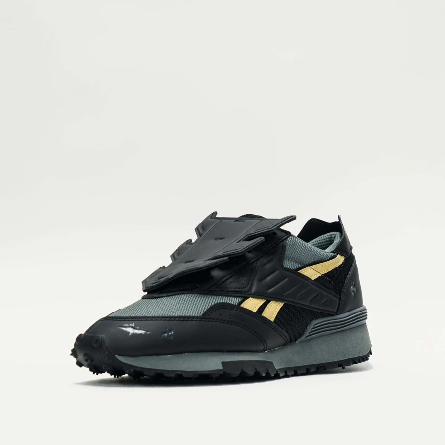 Reebok DC LX2200 Batman Sneakers in Core Black, Alloy & Matte Gold