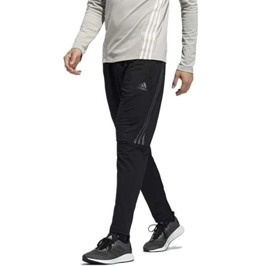 Adidas Men's AEROREADY Black 3-Stripes Cold Weather Training Pants