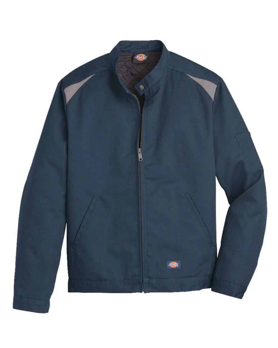Dickies Men's Insulated Colorblock Jacket - Winter Warm Workwear with Durable Design