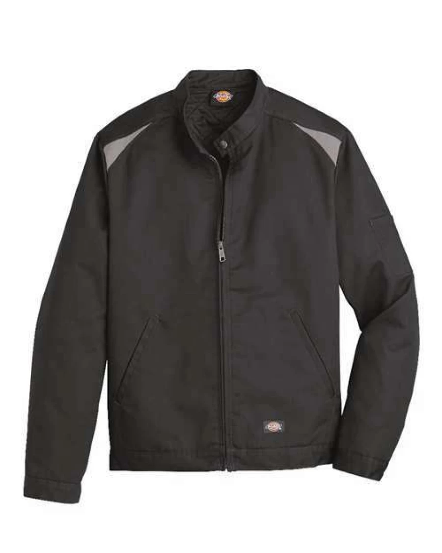 Dickies Men's Insulated Colorblock Jacket - Winter Warm Workwear with Durable Design