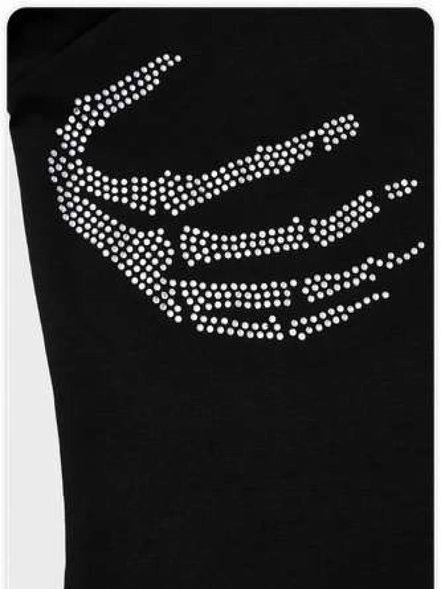 "Black Punk Graphic Print T-Shirt - Edgy Hand & Body Art Top"