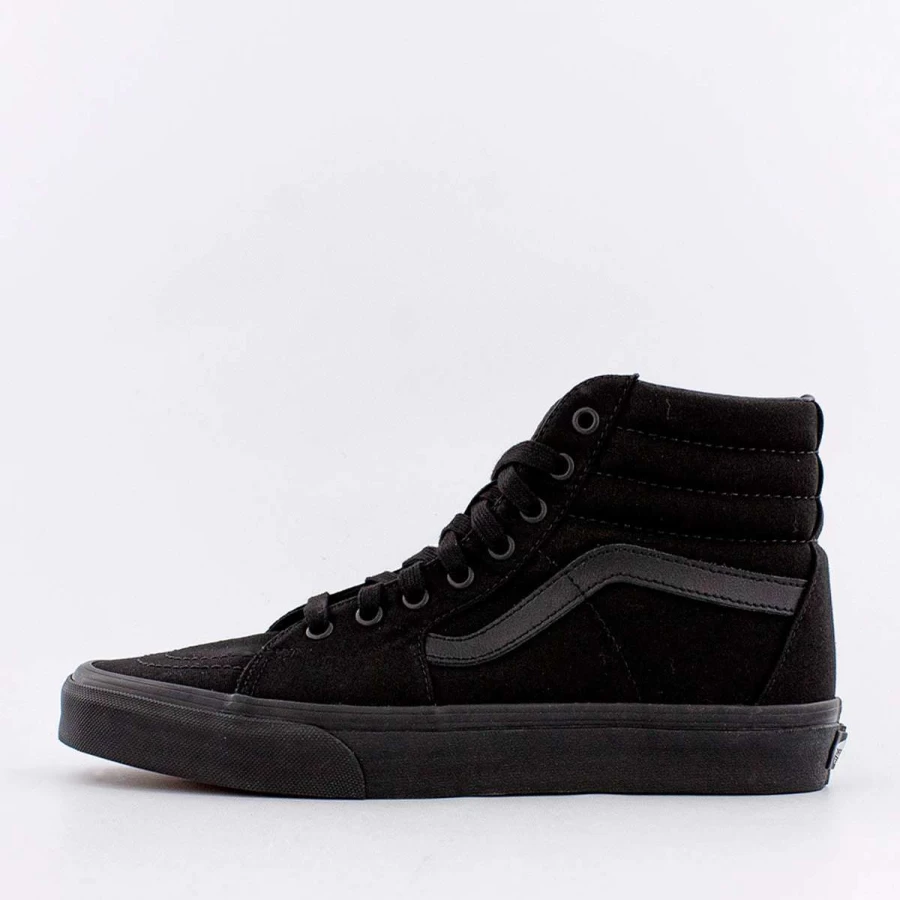 Vans Sk8-Hi Black Canvas High-Top Sneakers