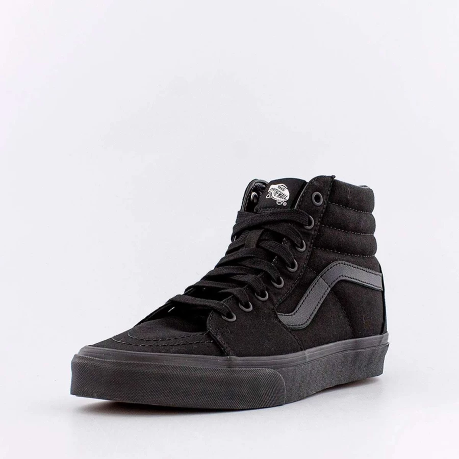 Vans Sk8-Hi Black Canvas High-Top Sneakers