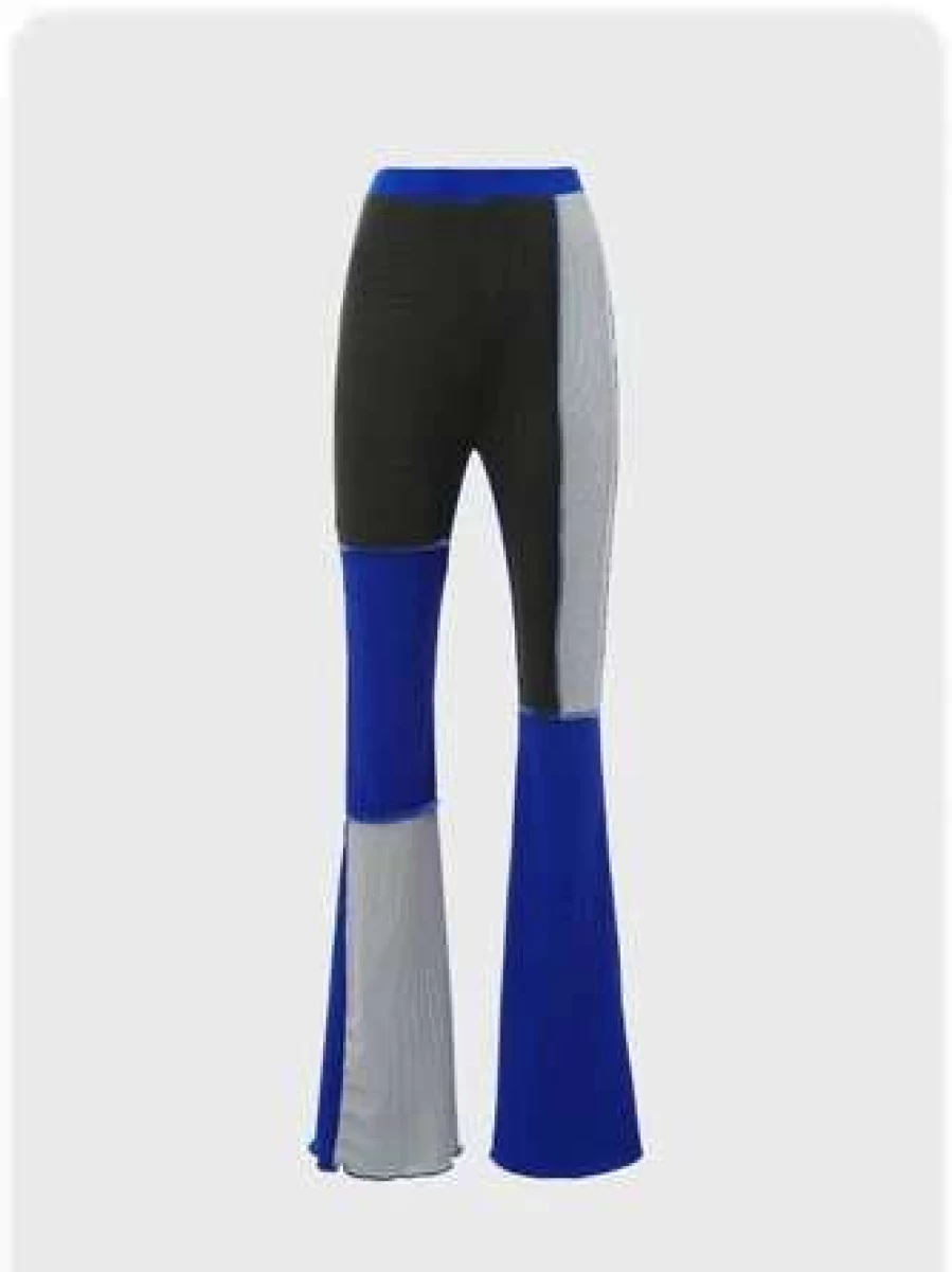 "Kollyy Street Geometric Print Multicolor Pants for Men and Women"