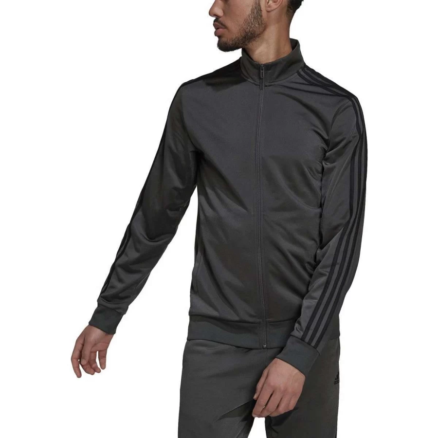 Adidas Men's 3-Stripes Regular Fit Tricot Warm-Up Track Jacket