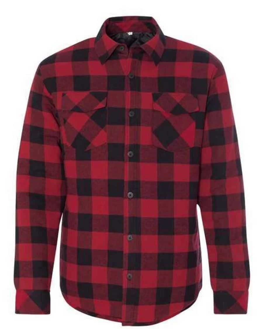 Quilted Flannel Jacket for Men - Warm and Stylish Burnside Design for Outdoor Comfort