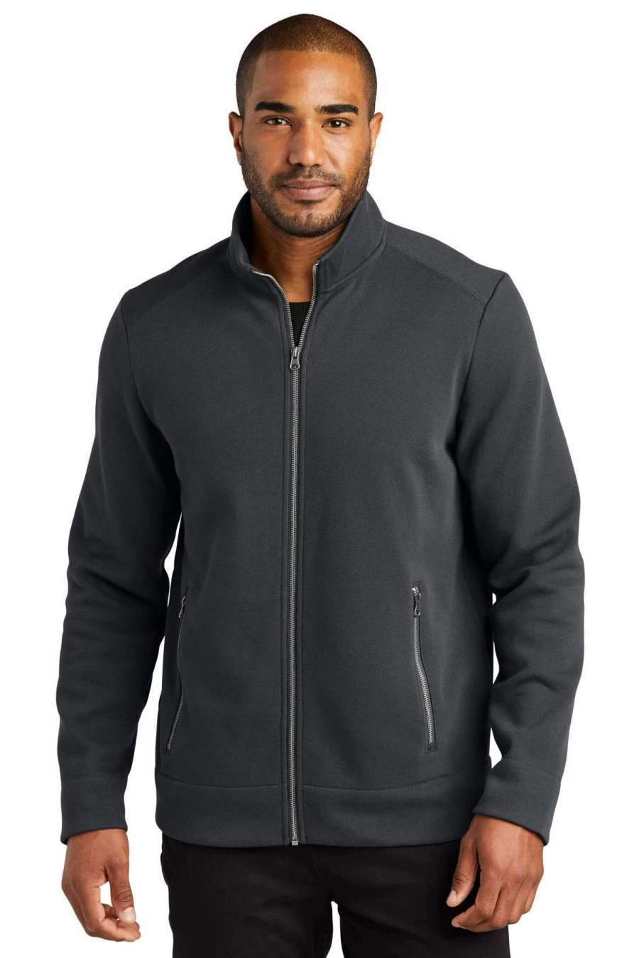 Men's Port Authority F422 Network Fleece Jacket - Soft & Warm Midweight Pullover