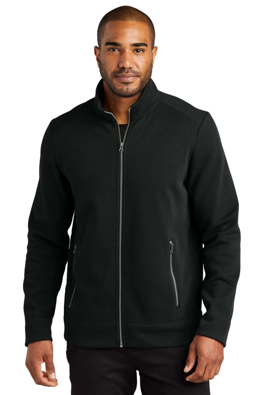 Men's Port Authority F422 Network Fleece Jacket - Soft & Warm Midweight Pullover