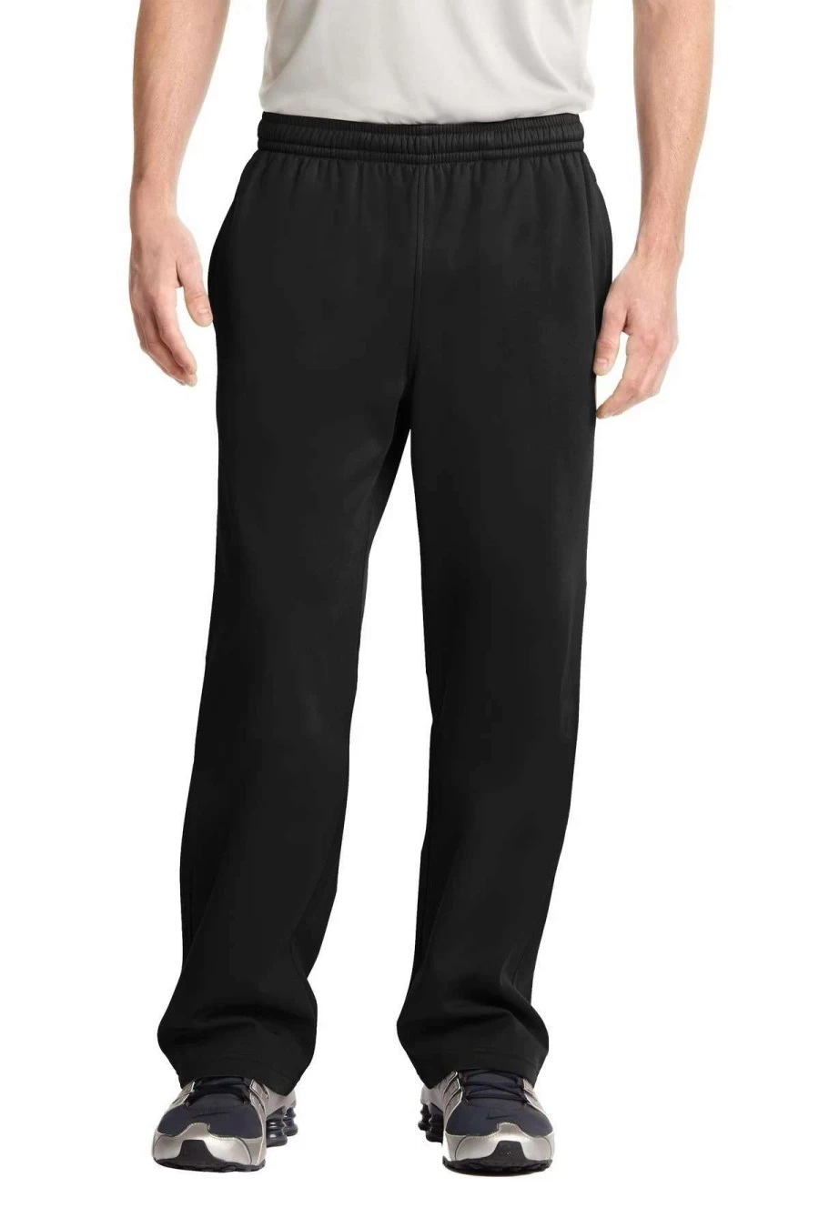 Men's Performance Fleece Workout Pants - Moisture-Wicking & Breathable for Sports & Training