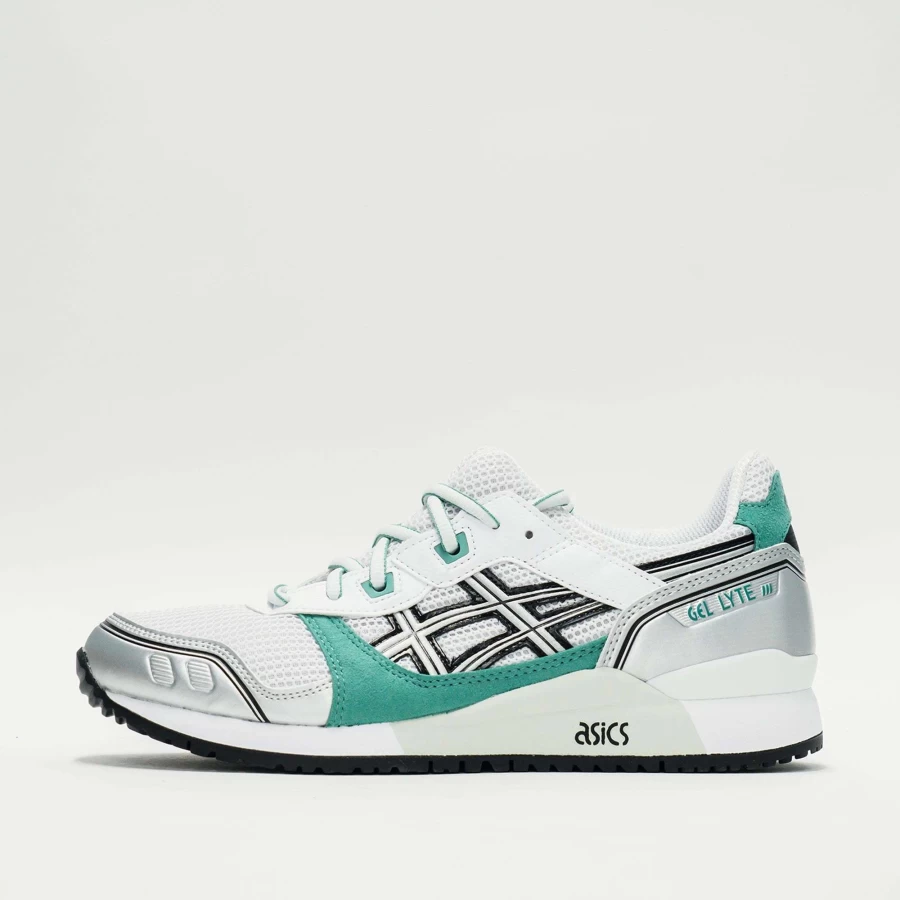 ASICS Gel-Lyte III OG Sneakers in White/Sage - Retro Running Shoes