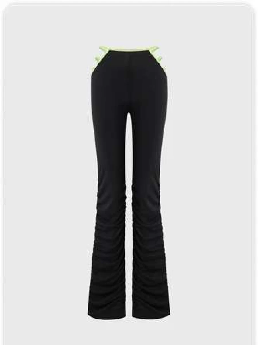 "Kollyy Black Bottom Pants - Stylish and Comfortable Women's Trousers"