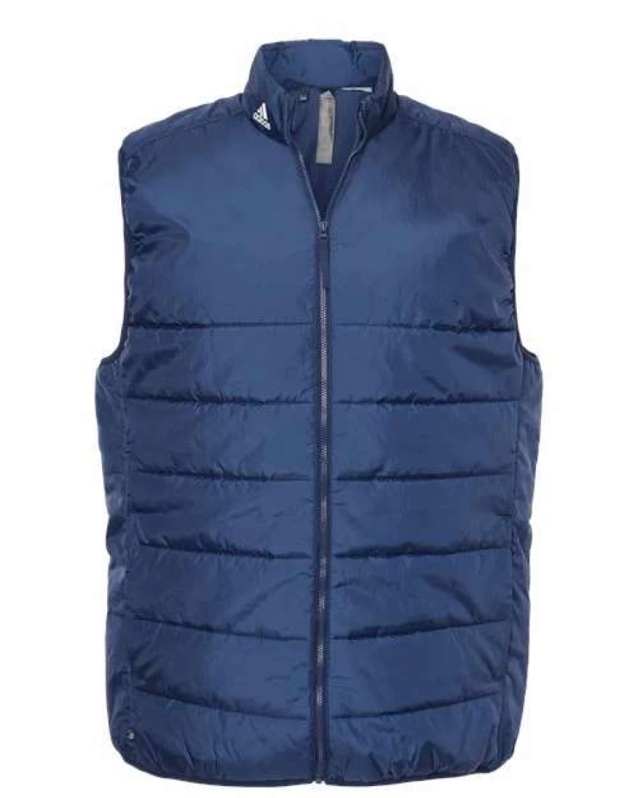 Adidas Men's Lightweight Insulated Puffer Vest for Outdoor Activities