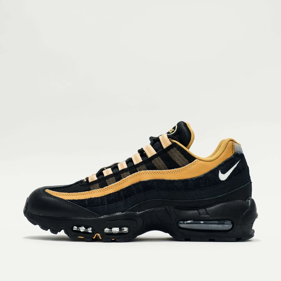 Nike Air Max 95 Sneakers in Black/Summit White - Men's Running Shoes