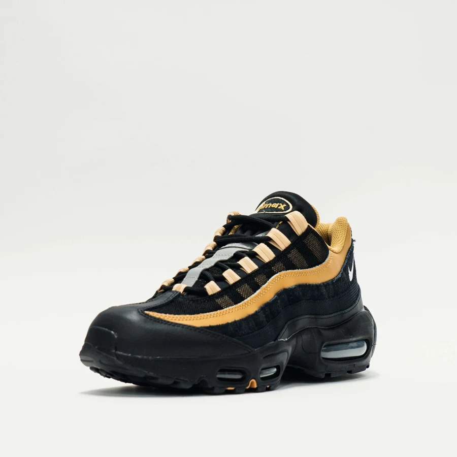 Nike Air Max 95 Sneakers in Black/Summit White - Men's Running Shoes