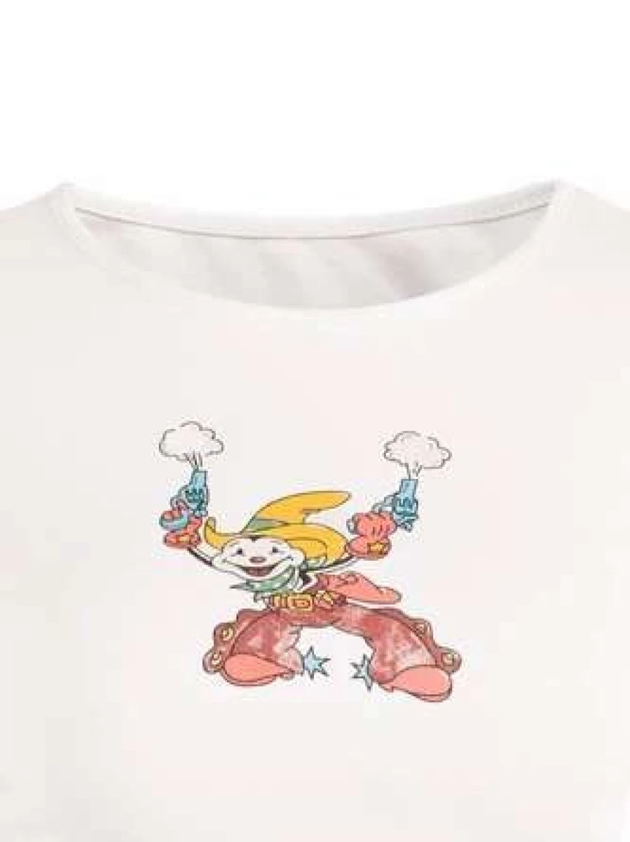 "Kollyy Sweet White Top T-Shirt for Women - Stylish Casual Tee"