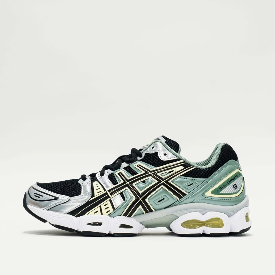 ASICS Gel-Nimbus 9 Running Shoes - Black/Pure Silver - Cushioned Performance Sneakers for Men/Women