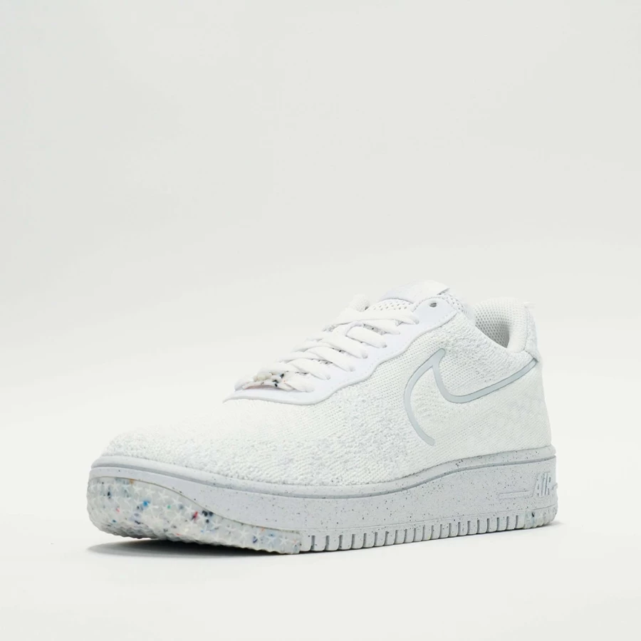 Nike Air Force 1 Crater Flyknit Next Nature Summit White Platinum Tint Sustainable Sneakers