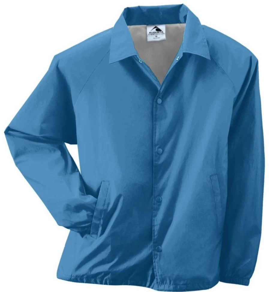 Augusta Men's Lightweight Nylon Coach Jacket with Lining for Sports & Casual Wear