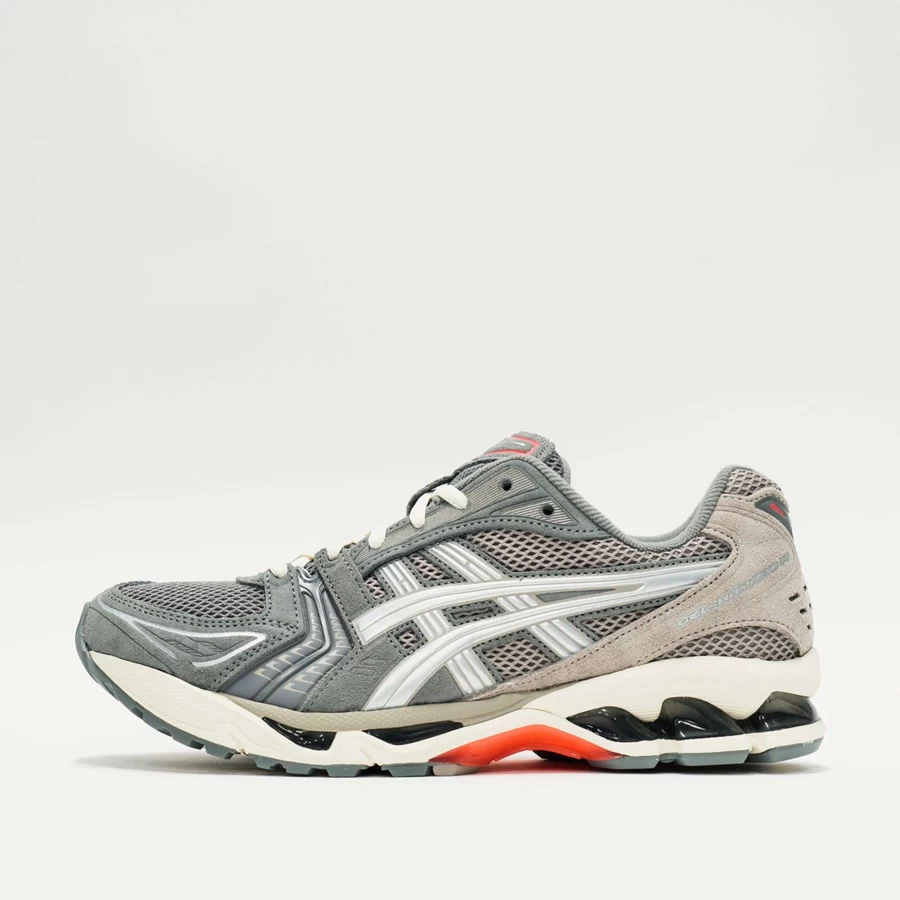 ASICS Gel-Kayano 14 Running Shoes - Clay Grey/Pure Silver - Men's/Women's Cushioned Stability Sneakers