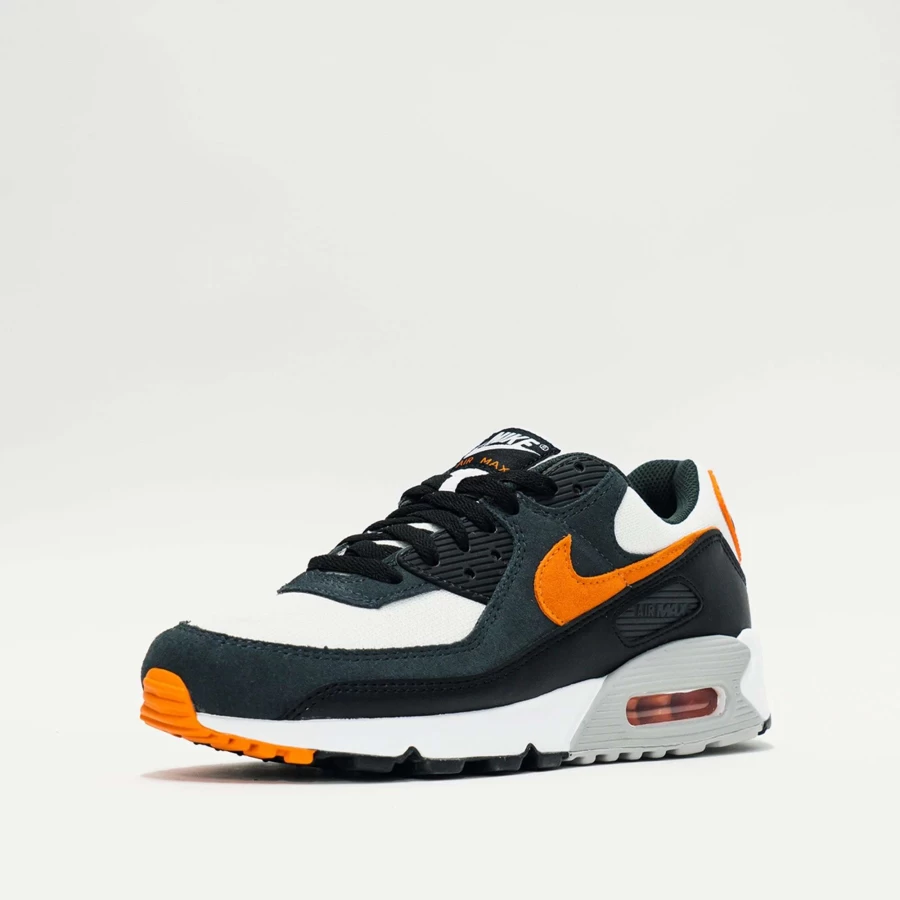 Nike Air Max 90 White Starfish Black Retro Running Shoes Men's Women's Classic Cushioned Sneakers
