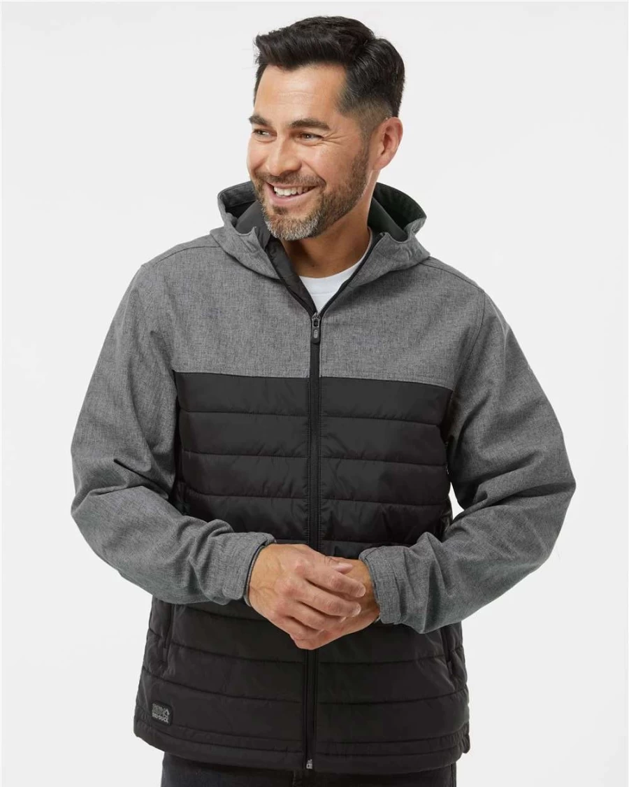 Men's Lightweight Puffer Jacket - Water-Resistant Soft Shell Winter Coat for Outdoor Activities